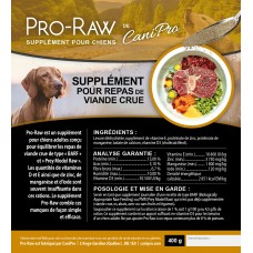 Pro-Raw (chiens) vitamines et minéraux